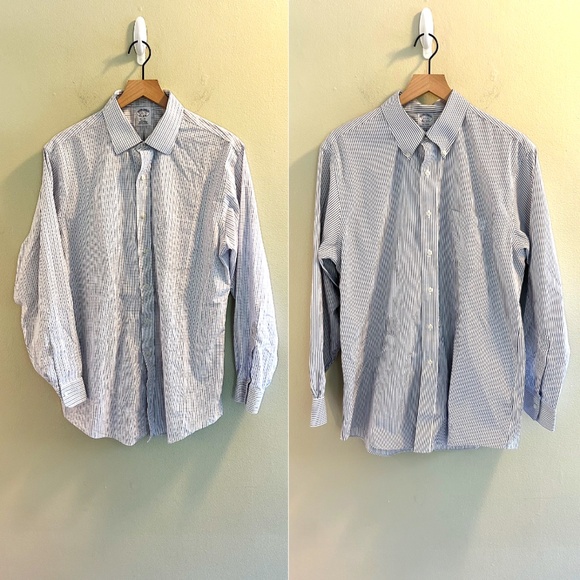 Brooks Brothers Other - Brooks Brothers Regent Dress Shirt Bundle 16 ½ - 34 White Striped Plaid Office